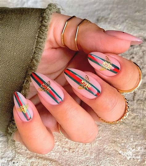 59 Summer Nail Colours And Design Inspo For 2021 Gucci Nails