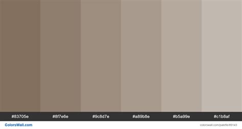 Muted Nudes Colors Palette ColorsWall
