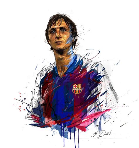 Johan cruyff is hd wallpapers & backgrounds for desktop or mobile device. Johan Cruyff by Yann Dalon | Soccer art, Soccer poster ...