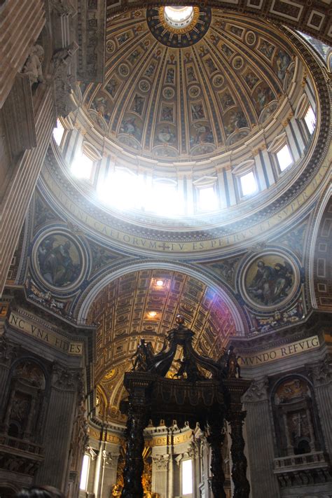 Inside The Vatican St Peters Basilica Rome