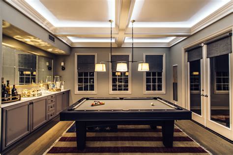 Billiards Room Transitional Home Bar San Francisco By Rosenmayr