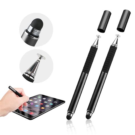 Eeekit 2 Pack 2 In 1 Luxury Fine Point Stylus Pen Touch Screen Pen For