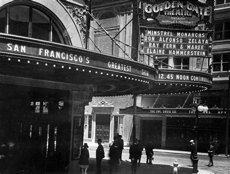 San Francisco Theatres The Golden Gate Theatre History And Exterior
