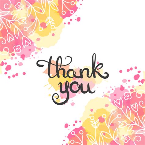 Maybe you would like to learn more about one of these? Thank you card. Hand drawn lettering design. 275011 Vector Art at Vecteezy