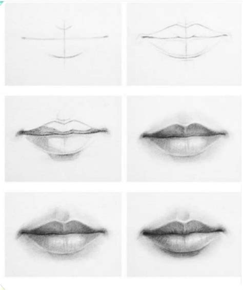Pin By Pinner On طراحی لب Lips Drawing Drawing People Realistic