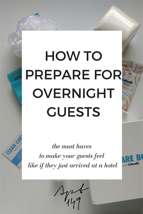 How To Prepare For Overnight Guests Apartment 149 Overnight Guests