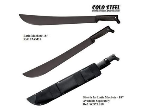 Мачете Cold Steel Latin Machetes 18 з чохлом 97am18 купити в