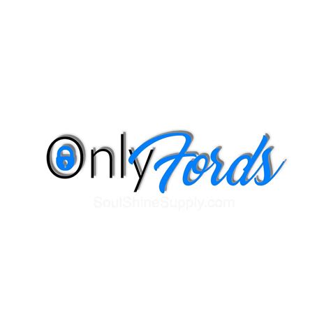Only Fords Decal Sticker Waterproof Vinyl Onlyfans Spoof Funny Ebay