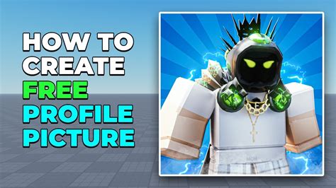 How To Create Free Roblox Profile Picture In Roblox Youtube