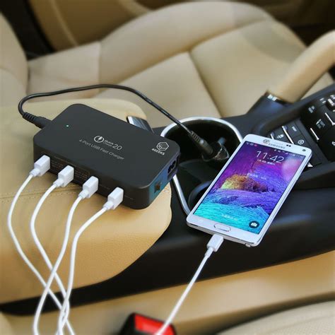 58w 4 Port Fast Charging Usb Hub Charger Quick Charge 20