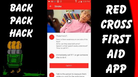 Red Cross First Aid App Youtube