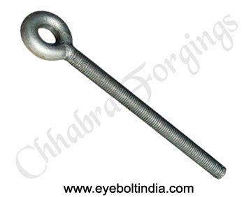 Eye Bolts Manufacturers In India Forged Eye Bolts Exporters Ludhiana