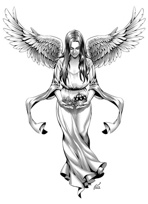 Commission Angel By Kevintut On Deviantart