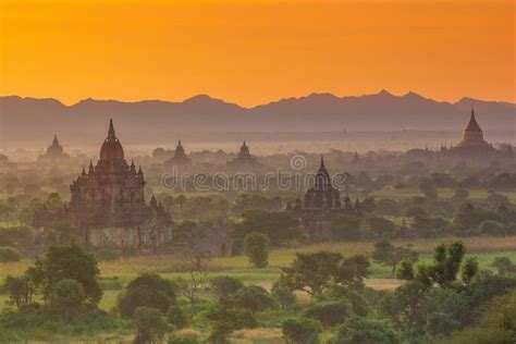 Bagan Cityscape Of Myanmar In Asia Stock Image Image Of Building