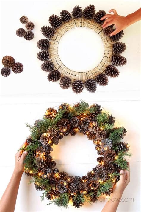 48 Amazing Diy Pine Cone Crafts And Decorations A Piece Of Rainbow 2023