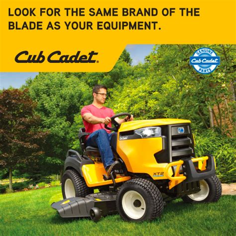 Cub Cadet Original Equipment High Lift Blade Set For Select 42 In Lawn