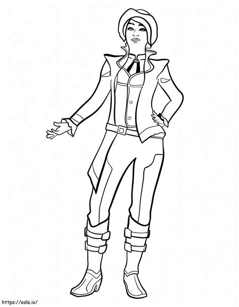 Fiona From Borderlands Coloring Page