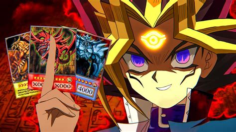 Yami Yugi 3 Egyptian God Card Deck🔥summoning Slifer Obelisk And Ra In