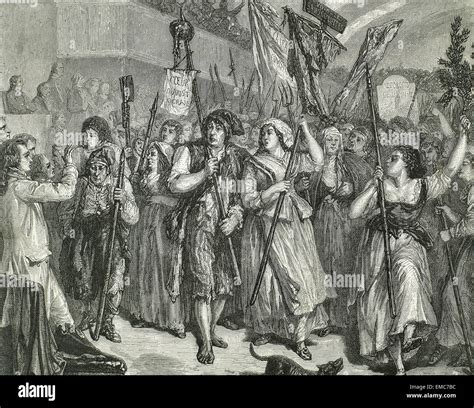 Demostration Of 20 June 1792 French Revolution Sans Culottes Entering