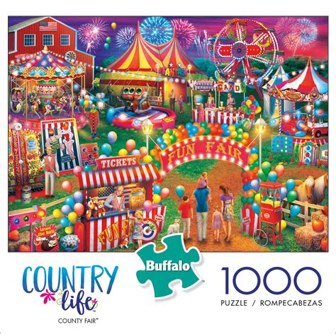 Buffalo Games Country Life County Fair 1000 Piece Jigsaw Puzzle 