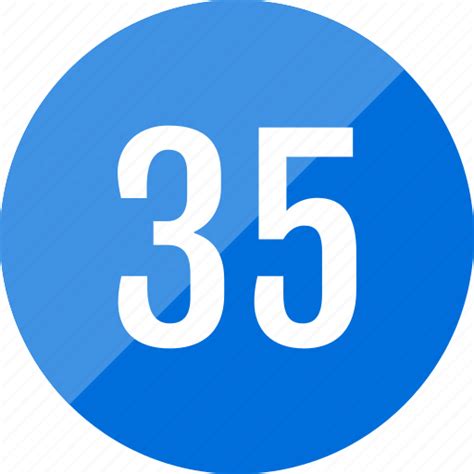 Number Numero 35 Icon Download On Iconfinder