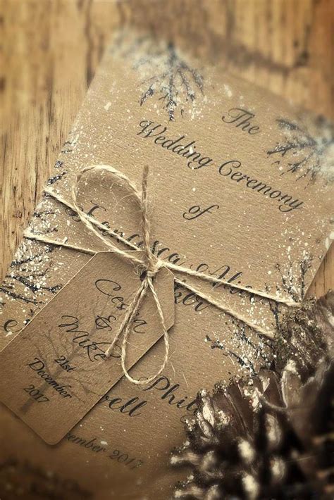 Winter Wedding Invitations Ideas For Any Wedding Theme