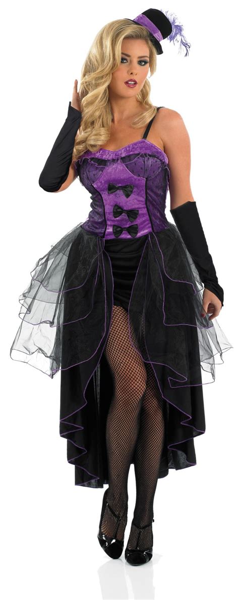 Purple Burlesque Dancer Costume All Ladies Costumes Mega Fancy Dress