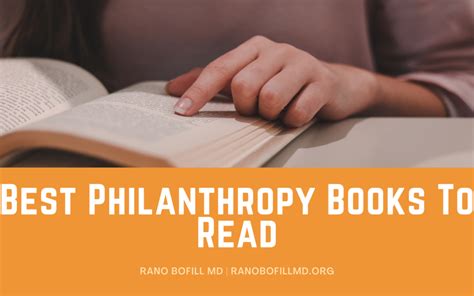 Best Philanthropy Books To Read Rano Bofill Md Philanthropy