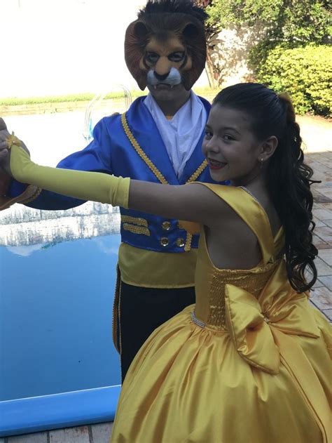Fantasia Bela Fera Vestido Princesa Amarelo Classico Luxuoso No Elo7