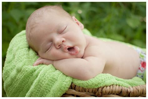 And The Cutest Baby Smile Ever Goes To Outdoor Newborn Photography