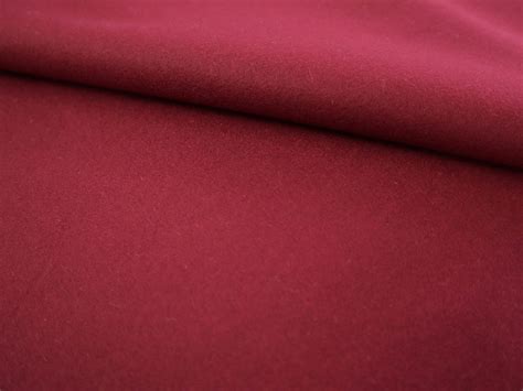 Italian Wool Melton In Bordeaux Bandj Fabrics