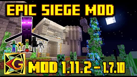 Epic Siege Mod Para Minecraft 1122 Super Mobs De Minecraft Images And
