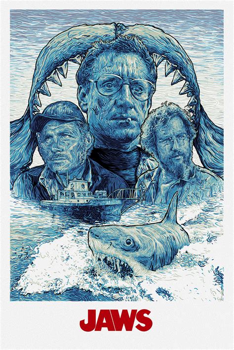 Jaws 1975 Will Huntley Posterspy