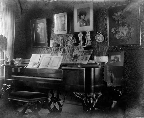 Late Victorian Piano Parlor Photo By My Grandfather Clare Flickr