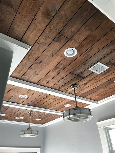 Shiplap Ceiling Diy How To Install A Shiplap Ceiling At Home With