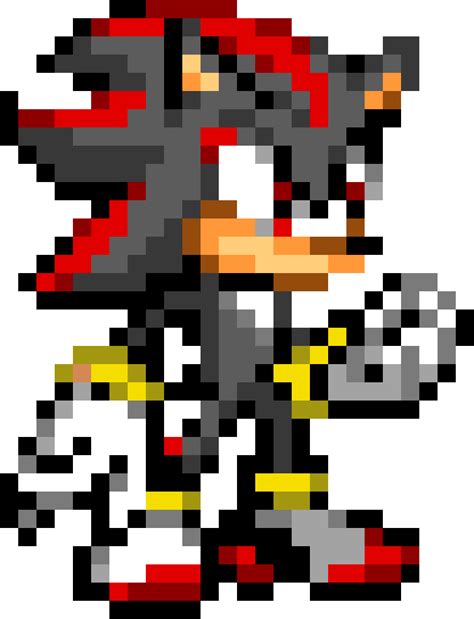 Sonic Shadow Advance Pixel Art By Pixelpower On Deviantart The Best