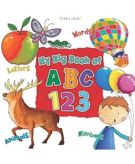 My Big Book Of Abc 123 Educational Books For Kids Booky Wooky