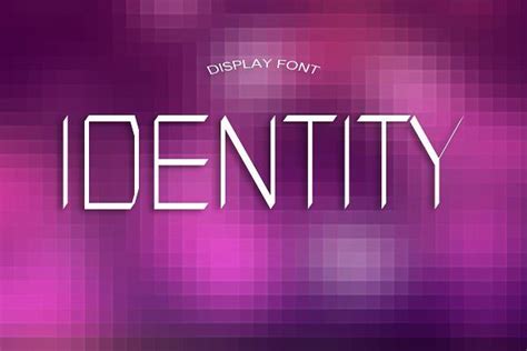 Identity By Dmdesignsstoreart On Creativemarket Display Font Cap
