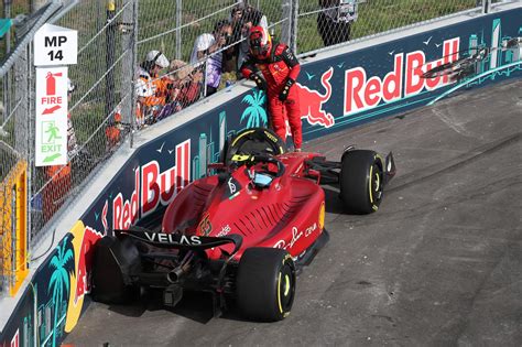Whats Different About Sainzs Second Ferrari F1 Crash Streak The Race