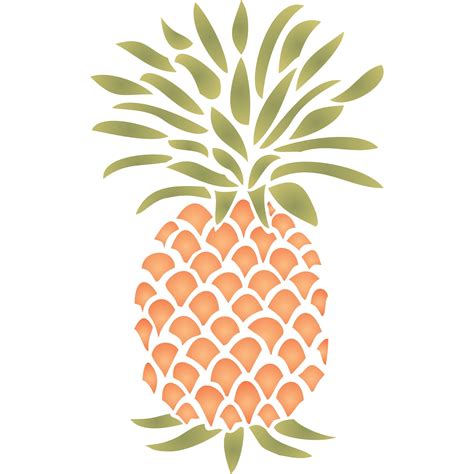 Pineapple Stencil Pattern Free Patterns