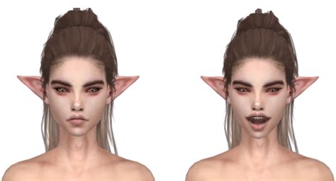 The Sims 4 Elf Ears Sims 4 Sims 4 Cc Makeup Sims Hair