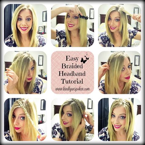 Easy Braided Headband Tutorial Kindly Unspoken