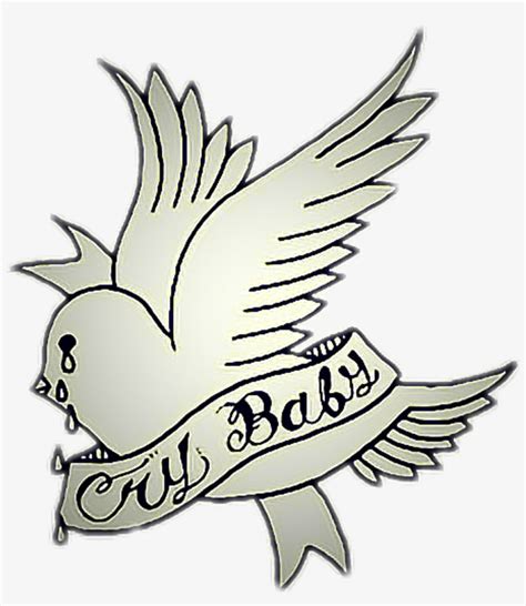 Tattoo Crybaby Aesthetic Bird Lilpeep Stickerfromraine Lil Peep