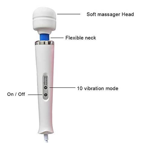 aeveone wired powerful handheld electric back massager strong personal magic vibrations massage