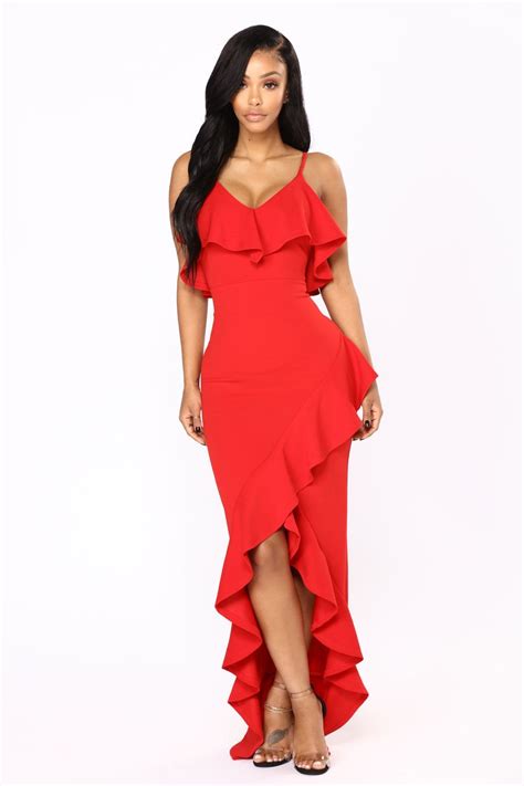 beautiful flowing maxi dress from fashion nova red kandidlykhalin fashionnova dresses