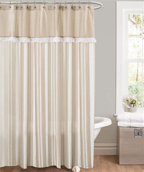 This Taupe Rowan Shower Curtain By Lush Décor Is Perfect Zulilyfinds