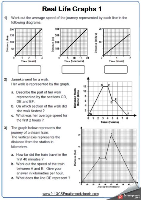 Distance Rate Time Worksheet