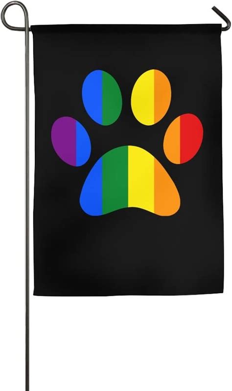Lgbt Paw Pride Garden Flag House Banner 12 X 18 Inch18 X 27 Inch Everything Else