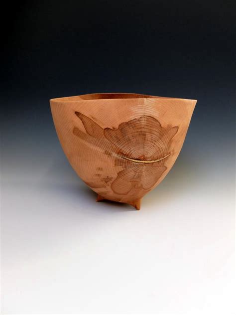 Bowl With Feet And Natural Forming American Association Of Woodturners
