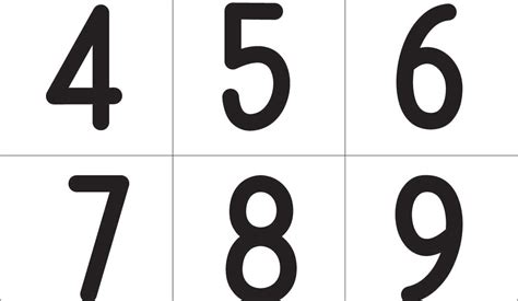 Colored Printable Numbers 1 10 Picture Number Chart 1 10 Free